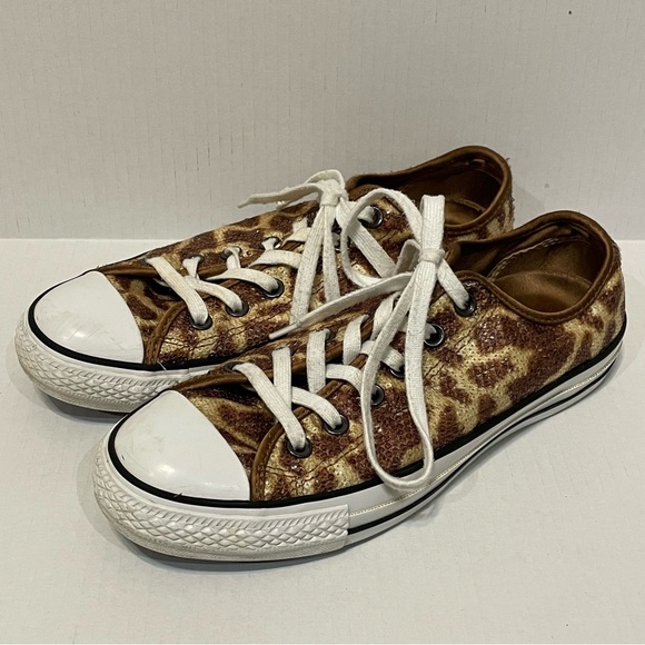 Converse Shoes - Converse Chuck Taylor Lo John Varvatos Giraffe Sequin Ox M7 W9 Limited Edition
